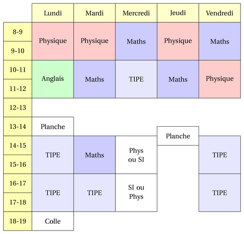 timetable